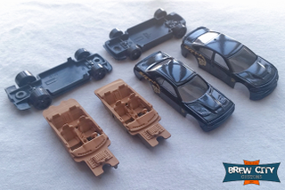 Went with the ‘Sepia’ interior. The seats, dash, and misc other details were painted black after this pic.